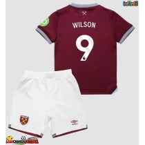 Camisa de Futebol West Ham United Callum Wilson #9 Equipamento Principal Infantil 2025-26 Manga Curta (+ Calças curtas)